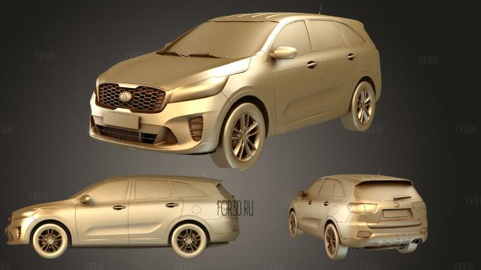 Kia Sorento 2019 3d stl модель для ЧПУ